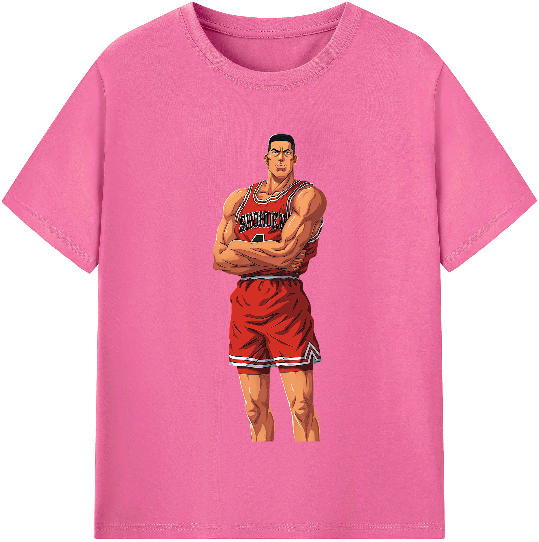 （画像用） SLAM DUNK／スラムダンク レディースカジュアルプリントTシャツ（綿100％）